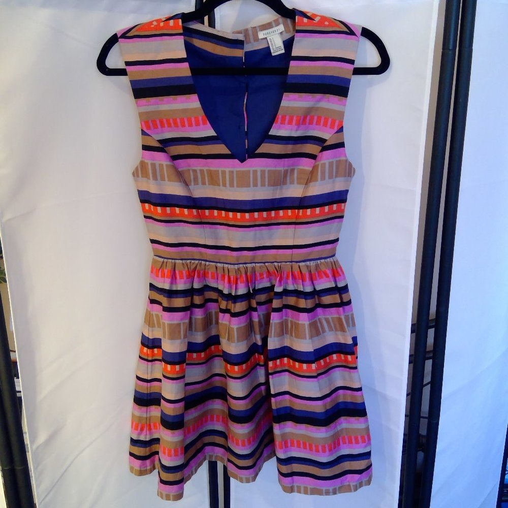 3 for $12 colorful striped dress